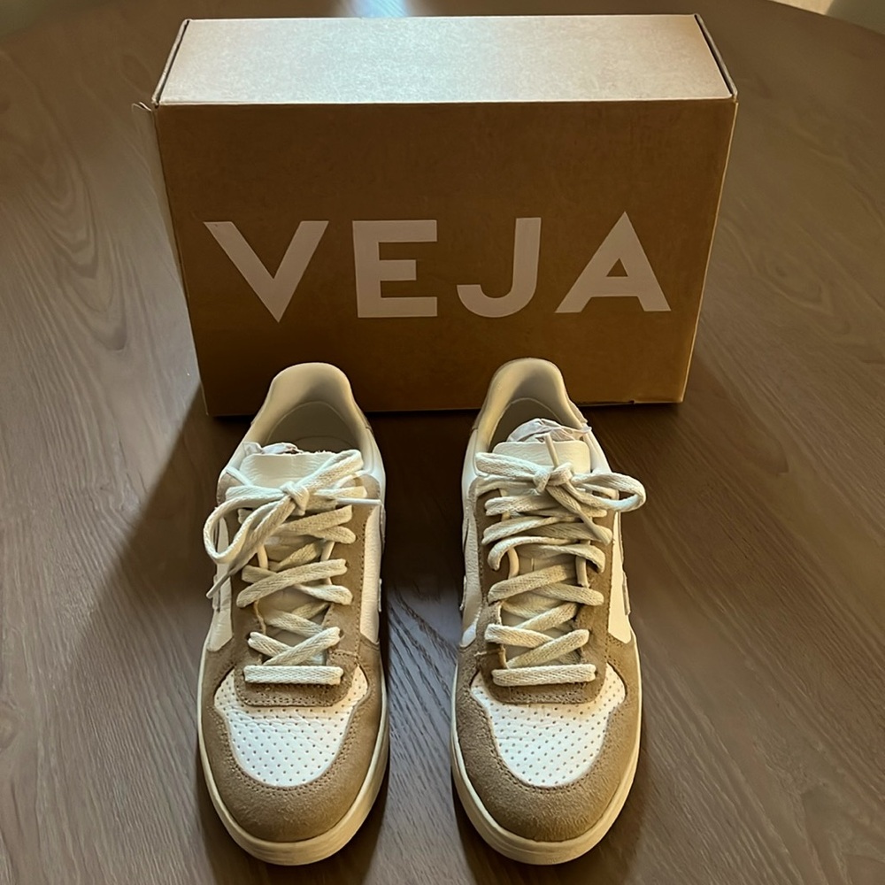 Brand New Veja Leather Sneakers